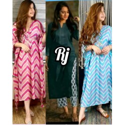 3 full stitched dress combo 8101